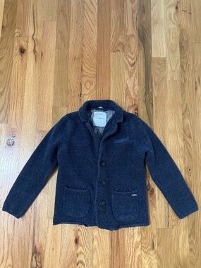 Zara soft wide knit boys blazer size 7